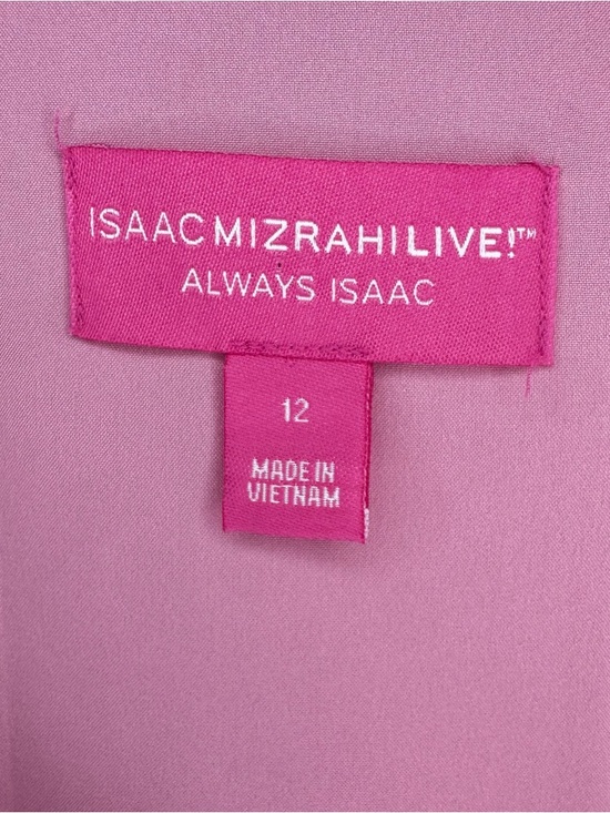 Isaac Mizrahi Pink, Orange & Dark Pink Colorblock Sleeveless Fit-and-Flare Dress - Picture 8 of 13